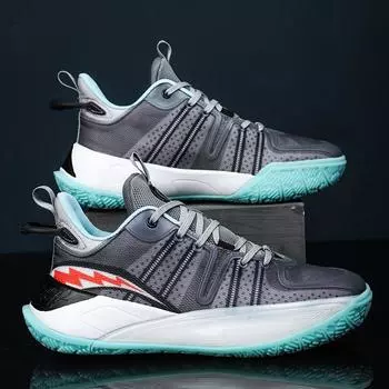 Мужские баскетбольные кроссовки с сетчатым дышащим покрытием для тренировок на открытом воздухе, повседневные кроссовки для ходьбы, высокие, удобные, нескользящие, баскетбольные ботинки для мужчин 36 оранжевый