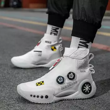 Мужские баскетбольные кроссовки Wade 9 High-Top с вращающейся пряжкой и карбоновой пластиной 43