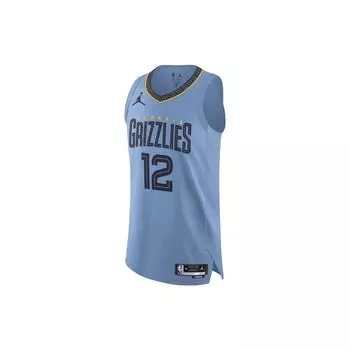 Мужские баскетбольные майки Jordan Morant Grizzlies Player Edition синие DQ0150-422 L