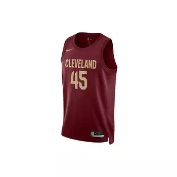 Мужские баскетбольные майки Nike NBA с буквенно-цифровым принтом Fan Edition 22-23 сезона, красные DN2001-686 L