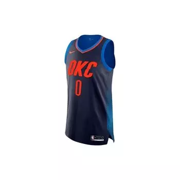 Мужские баскетбольные майки Nike НБА Swingman Russell Westbrook Oklahoma City Thunder синие 863163-419 XXL