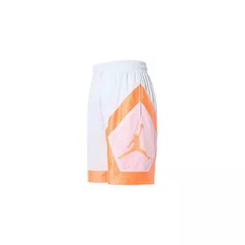 Мужские баскетбольные шорты Jordan Jumpman Diamond Mesh Panel, белые AV3207-102 S
