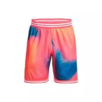 Мужские баскетбольные шорты с принтом Tie-Dye Under Armour, розовые 1377305-683 L