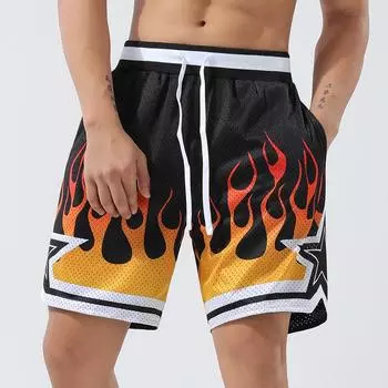 Мужские баскетбольные спортивные штаны, свободные американские спортивные штаны для бега, летняя спортивная одежда для футбола, тренировок в спортзале, мужские спортивные штаны для фитнеса S