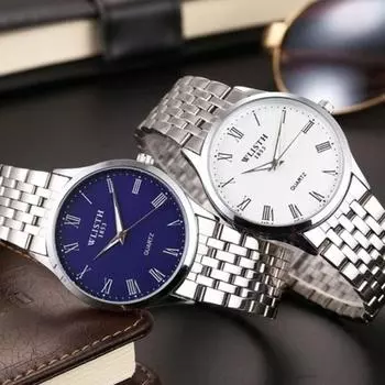 Мужские базовые кожаные часы SG Mall, металлические часы WLISTH-1, популярные корейские часы