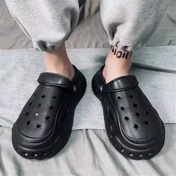 Мужские белые резиновые тапочки на толстом каблуке, размер 41, летние сандалии, обувь для гольфа для мальчиков, кроссовки, спортивные, новейшие, функциональные 36