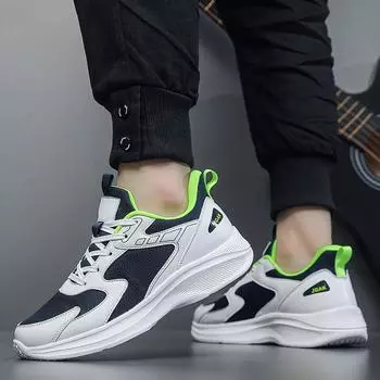 Мужские белые спортивные туфли в уличном стиле, черные кроссовки для бега, студенческие, толстая подошва, размер больше 50 39 белый