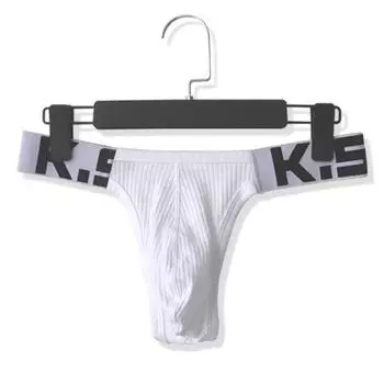 Мужские бесшовные дышащие стринги с низкой талией L