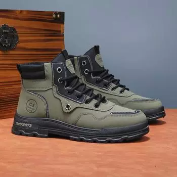 Мужские большие ботинки Martin — модная, удобная и универсальная рабочая и повседневная спортивная обувь 46