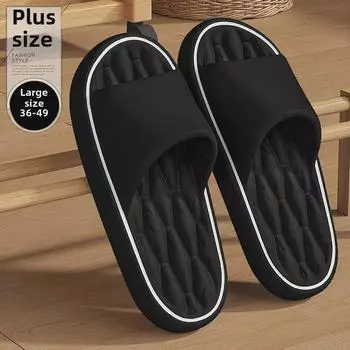 Мужские большие нескользящие сандалии для использования в помещении и на открытом воздухе, лето 2025 г. — обувь для ванной на толстой подошве 40-41 (fits 39-40, 250MM) зелёный