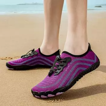 Мужские босоножки на плоской подошве с широкими ладонями для вождения Женская обувь для плавания в воде Обувь для йоги и фитнеса Большой размер EU: 39 чёрный