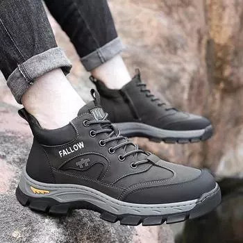 Мужские ботильоны на шнуровке зимняя обувь мужская обувь теплые меховые зимние ботинки ботильоны мужские зимние ботинки мужские плюшевые зимние кроссовки 6.5