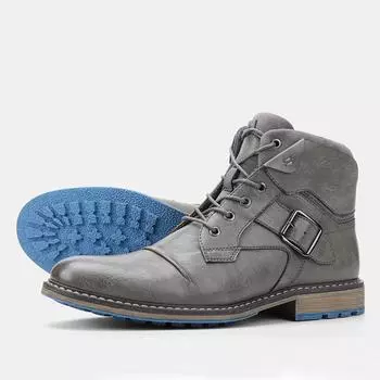 Мужские ботинки 2024 года, модная обувь на осень и зиму, мужские ботинки, мужские повседневные ботинки, роскошная кожаная мужская обувь, удобные ботинки Hombre2024 41 коричневый