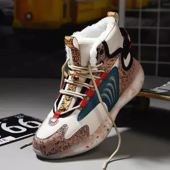 мужские ботинки 2024 года, новые зимние тапочки, теплые мужские туфли, водонепроницаемые нескользящие плюшевые кроссовки, мужские теннисные туфли, ботинки, мужские кроссовки, зимние 39