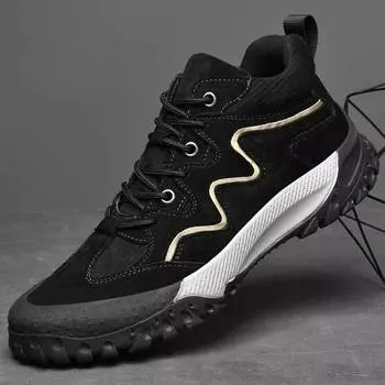 Мужские ботинки 2024 года, новые зимние тапочки, теплые мужские туфли, водонепроницаемые нескользящие плюшевые кроссовки, мужские теннисные туфли, ботинки, мужские кроссовки, зимние 38