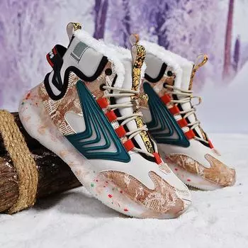 Мужские ботинки 2024 года, новые зимние тапочки, теплые мужские туфли, водонепроницаемые нескользящие плюшевые кроссовки, мужские теннисные туфли, ботинки, мужские кроссовки, зимние 39