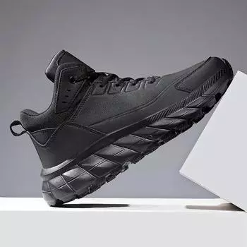 мужские ботинки 2024 года, новые зимние тапочки, теплые мужские туфли, водонепроницаемые нескользящие плюшевые кроссовки, мужские теннисные туфли, ботинки, мужские кроссовки, зимние 39