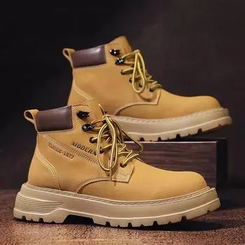 мужские ботинки 2024 года, новые зимние тапочки, теплые мужские туфли, водонепроницаемые нескользящие плюшевые кроссовки, мужские теннисные туфли, ботинки, мужские кроссовки, зимние 38