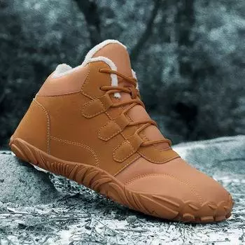 мужские ботинки 2024 года, новые зимние тапочки, теплые мужские туфли, водонепроницаемые нескользящие плюшевые кроссовки, мужские теннисные туфли, ботинки, мужские кроссовки, зимние 36