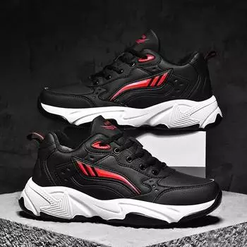 мужские ботинки 2024 года, новые зимние тапочки, теплые мужские туфли, водонепроницаемые нескользящие плюшевые кроссовки, мужские теннисные туфли, ботинки, мужские кроссовки, зимние 36