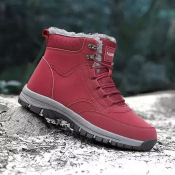мужские ботинки 2024 года, новые зимние тапочки, теплые мужские туфли, водонепроницаемые нескользящие плюшевые кроссовки, мужские теннисные туфли, ботинки, мужские кроссовки, зимние 36