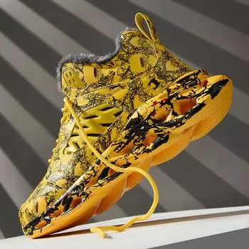 мужские ботинки 2024 года, новые зимние тапочки, теплые мужские туфли, водонепроницаемые нескользящие плюшевые кроссовки, мужские теннисные туфли, ботинки, мужские кроссовки, зимние 39