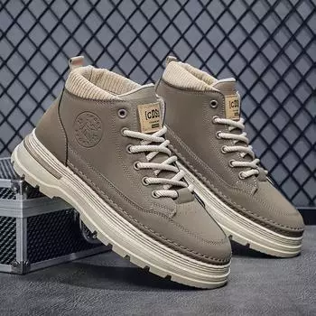 Мужские ботинки 2025Новые высокие дышащие износостойкие кроссовки для активного отдыха на открытом воздухе нескользящие кроссовки для мужчин Tenis Masculino 39