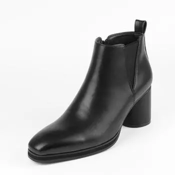 Мужские ботинки челси, модные, деловые, увеличивающие рост, мужские ботинки на высоком каблуке, ковбойские сапоги 40