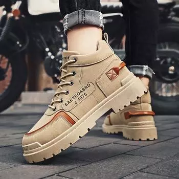 Мужские ботинки для активного отдыха, модные универсальные, водонепроницаемые, износостойкие, походные ботинки, новейшие высокие кроссовки на осень, мужские повседневные ботинки 44