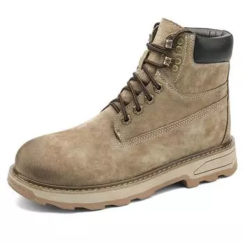Мужские ботинки из коровьей кожи ручной работы в стиле ретро, водонепроницаемые зимние ботинки до щиколотки, мужская обувь 39 хаки