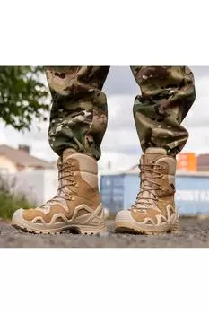 Мужские ботинки из натуральной кожи, уличные тактические военные ботинки для охоты, рыбалки, альпинизма