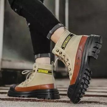 Мужские ботинки мотоциклетные парусиновые мужские туфли для мотоциклистов на платформе Y2k горячие продажи дешевые предложения размер 44 винтажная распродажа ретро 39