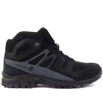 Мужские ботинки на шнуровке черного цвета