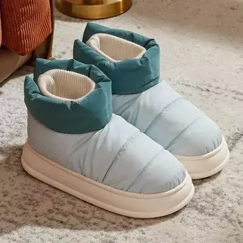 Мужские ботинки, непромокаемые сохраняющие тепло зимние ботинки без шнуровки, женские ботильоны на нескользящей платформе, Botas Femininas Botas De Mujer2024 36-37