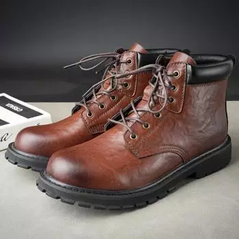 Мужские ботинки осенние ботильоны модная мужская обувь дропшиппинг зимние ботинки резиновые ботильоны для мужчин размер обуви 38-46 6