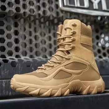 Мужские ботинки осенние мужские ботинки легкие уличные нескользящие водонепроницаемые ботинки Zapatillas Hombre 2024 39 чёрный