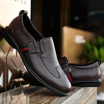 Мужские ботинки, осенняя кожаная повседневная обувь с высоким берцем, модная хлопковая обувь, ботильоны на плоской подошве, деловая уличная обувь, мужские кроссовки, новые 38 чёрный