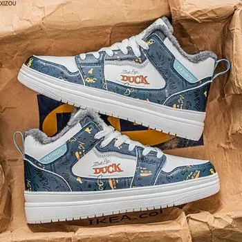 Мужские ботинки, пара ботинок, бархатные утолщенные ботинки для мужчин, модные универсальные, простые, износостойкие, мужская обувь, на все времена года, популярные 31