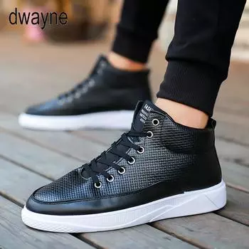 Мужские ботинки зимние до щиколотки модные классические туфли с хлопковой подкладкой плюшевые теплые мужские зимние ботинки 2024 года лидер продаж качественные кожаные ботинки987 39