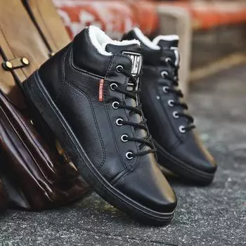 Мужские ботинки зимние плюшевые меховые теплые зимние ботинки мужские кроссовки ботинки мужские модные ботильоны повседневная обувь botas hombre rtg5 9.5