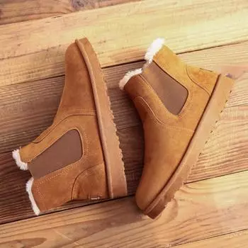 Мужские ботинки зимние высококачественные нескользящие ботинки флисовые для сохранения тепла ботинки 2024 новые мужские зимние ботинки уличные водонепроницаемые зимние ботинки 36