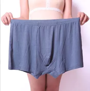 Мужские боксеры больших размеров, хлопковое нижнее белье больших размеров, мужские трусы, мягкое свободное модное нижнее белье 4XL