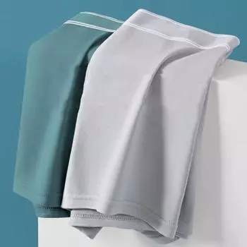 Мужские боксеры сетчатые, с карманом, тонкие, бесшовные, хлопковые, со средней талией, с высокой эластичностью, однотонные 2XL чёрный