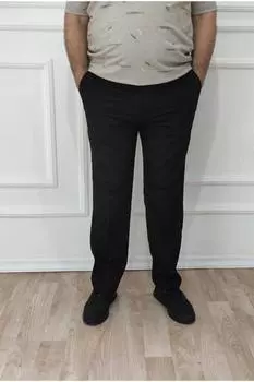 Мужские брюки больших размеров больших размеров Мужские классические удобные льняные брюки больших размеров больших размеров