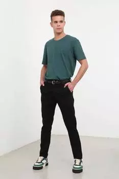 Мужские брюки чинос из лайкры Иисус , черные