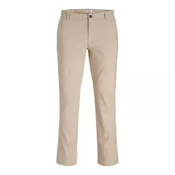 Мужские брюки-чиносы узкого кроя JACK & JONES US 29 / 32 бежевый