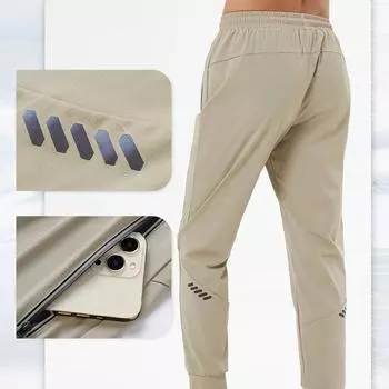 Мужские брюки для бодибилдинга, фитнеса, бега, футбола, тренировок, спорта на открытом воздухе, облегающие брюки, быстросохнущие спортивные штаны для марафона M серый