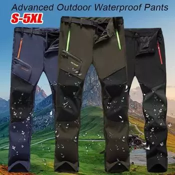 Мужские брюки для походов на природу весна-лето, кемпинг, скалолазание, рыбалка, треккинг, софтшелл, длинные брюки размера плюс 6XL