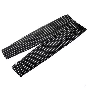 Мужские брюки для шеф-повара, рабочие брюки для мясника, 3 модели, M-4XL — в полоску, M