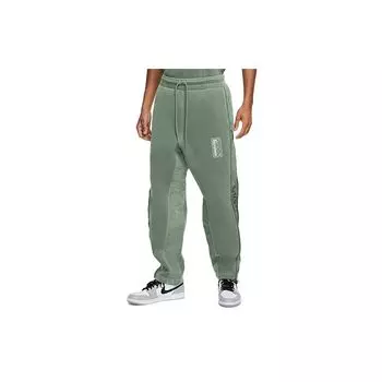 Мужские брюки Jordan 23 Engineered Patchwork на молнии, темно-зеленые CT2919-313 XS
